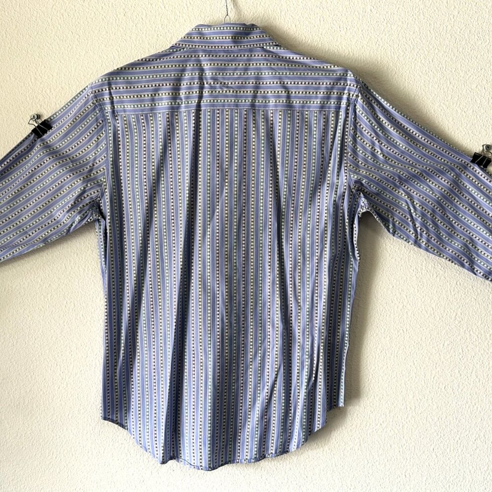 Robert Graham - Long Sleeved Button Up Shirt - Tailored Fit - Size L - Picture 3 of 8